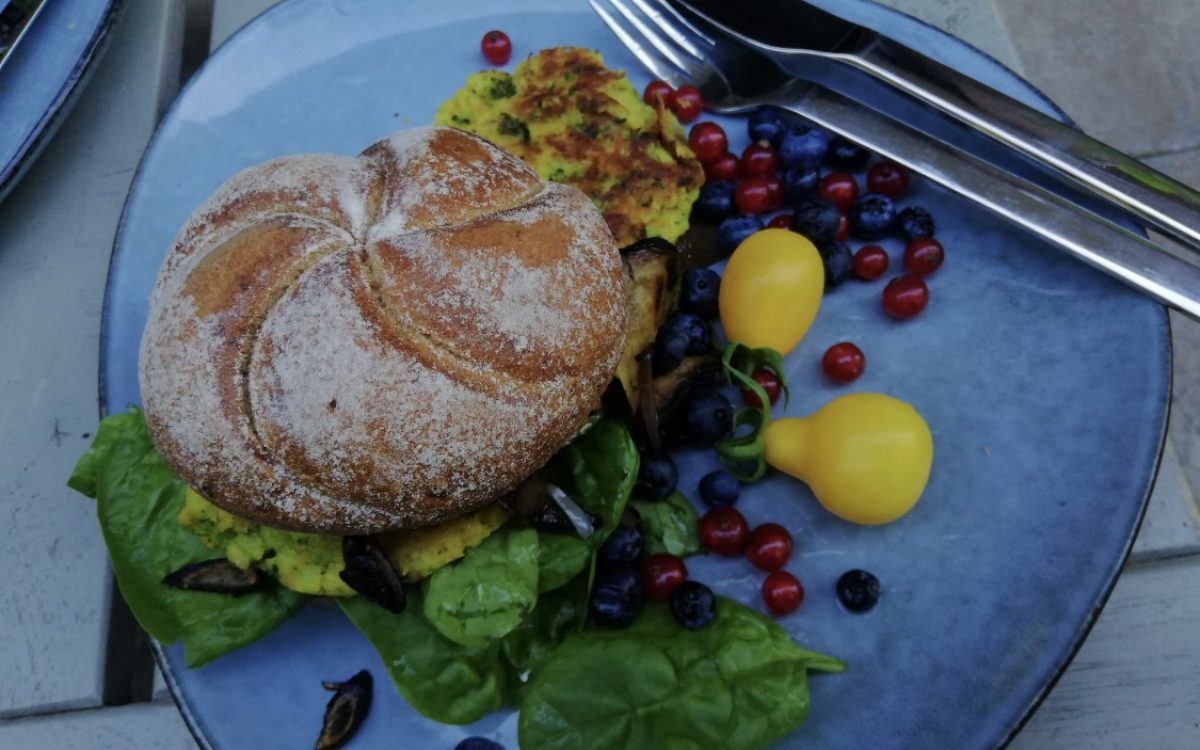 Nährstoffreicher Burger